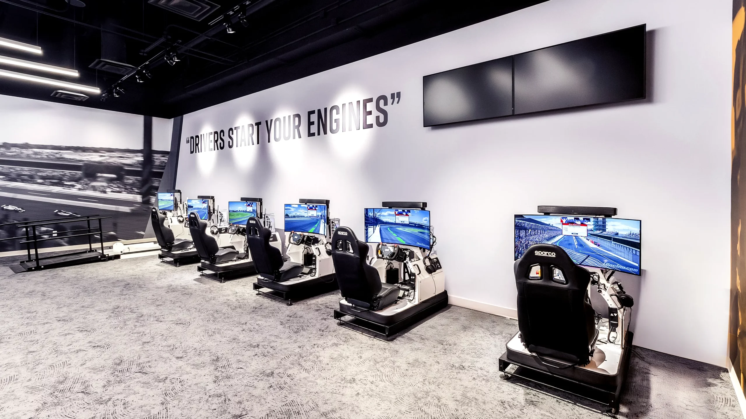 Indianapolis Motor Speedway Museum racing simulators